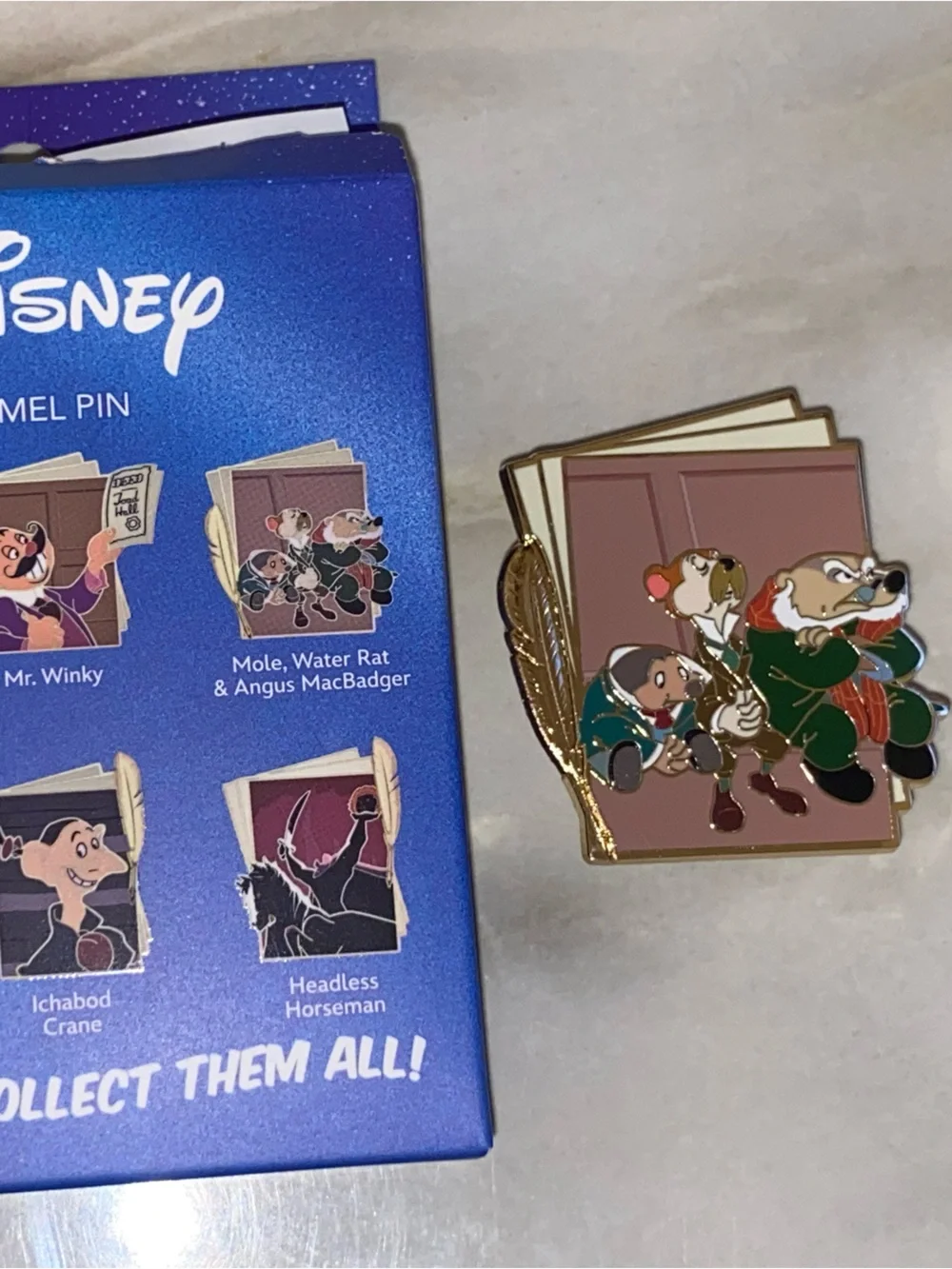 Disney Mole, Water Rat and Angus McBadger Brand new pin